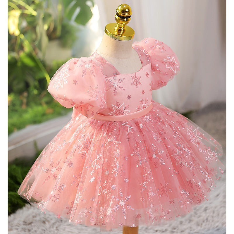 Little Girl Birthday Princess Dress Years Old Piano Performance