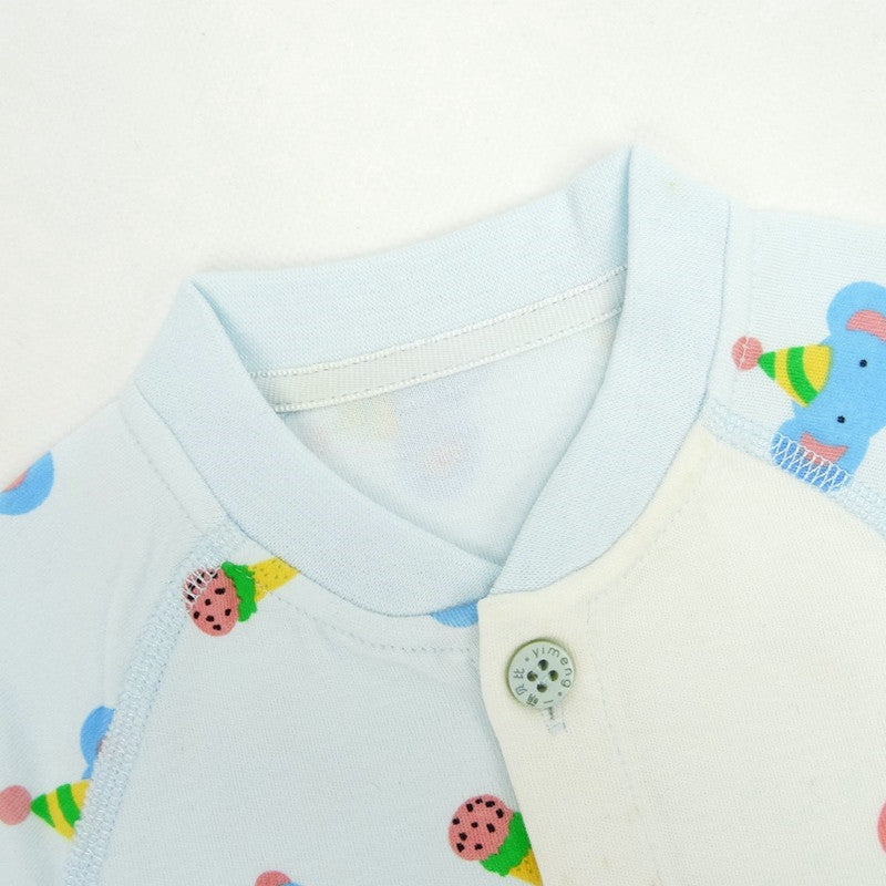 Children's Animal Long Sleeve Cut One-piece Romper