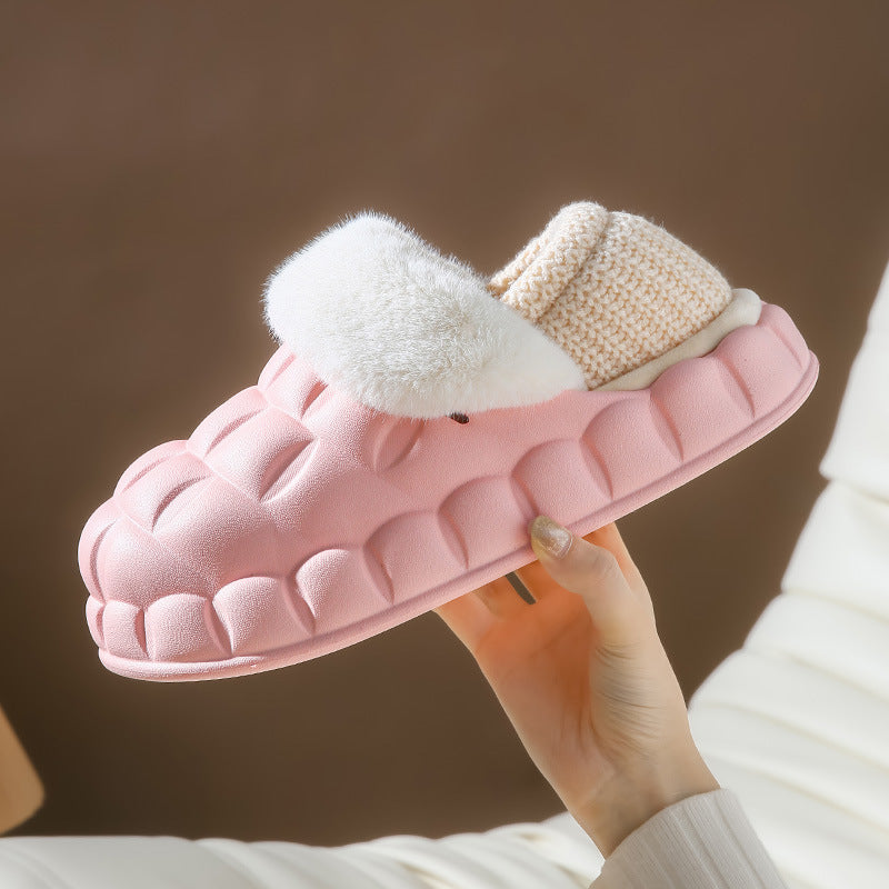 Bubble Shoes With Foldable Heel Slippers Women Warm Indoor House Shoes - FLIPSTYLEZLLC