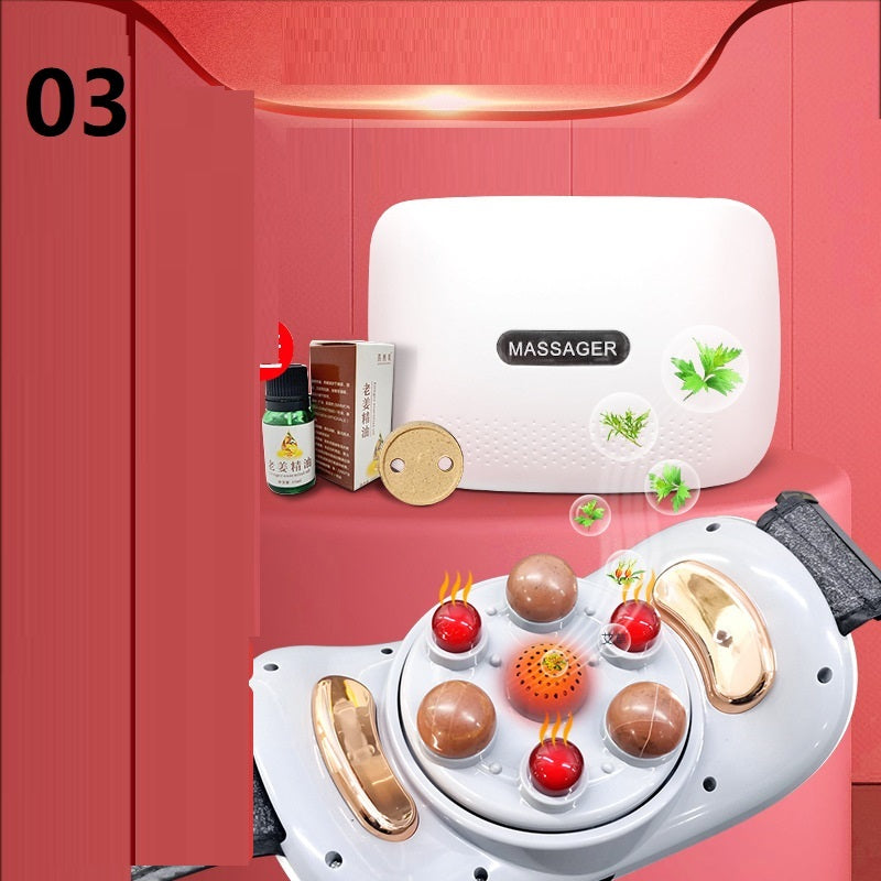 Heating Automatic Kneading Massage Belt Abdomen Massager