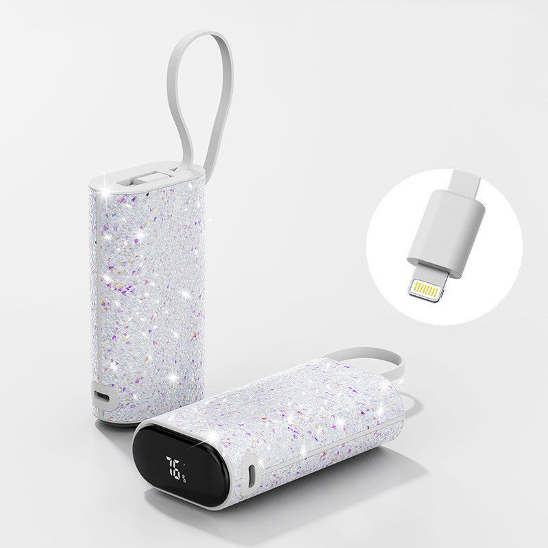 Super Fast Charging With Built-in Cable 10000mA