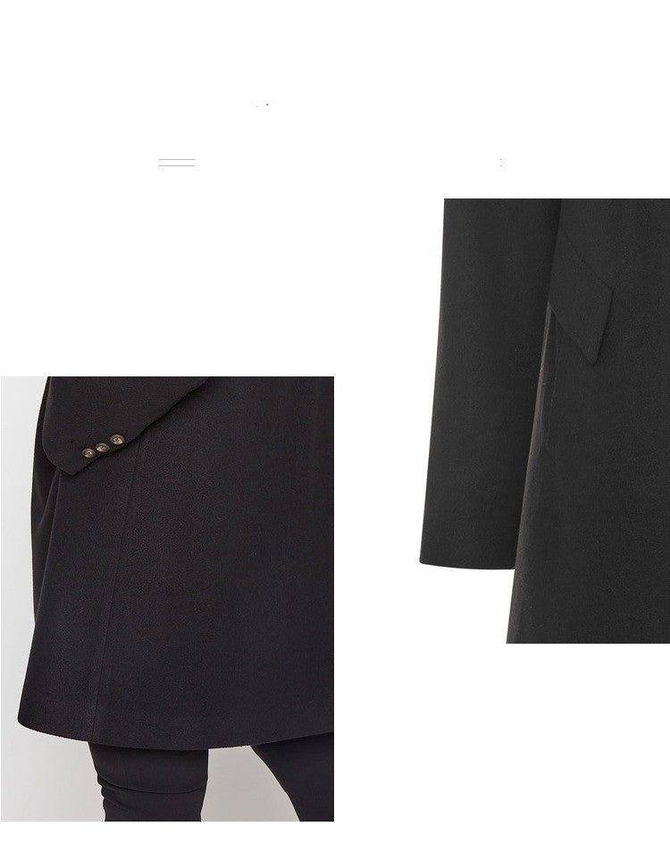 New Black Plus Size Loose Comfortable Fashion Coat for Women