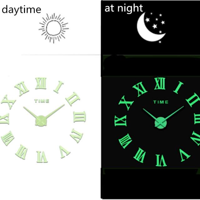 Acrylic Mirror Living Room Creative Wall Clock Product Decoration