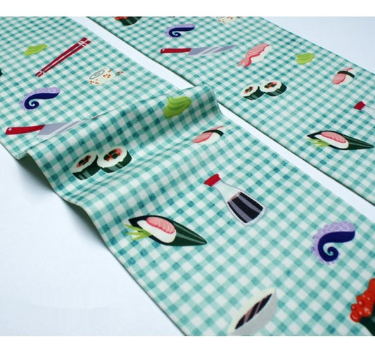 Personalized Plaid Sushi Printed Pantyhose