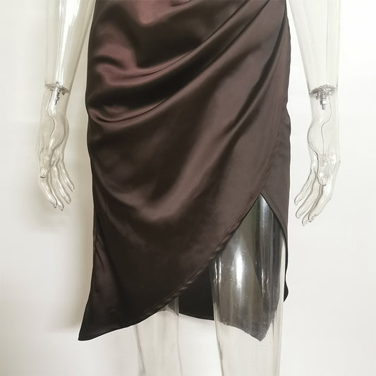 Women's Deep V Leaky Back Nightclub Dress