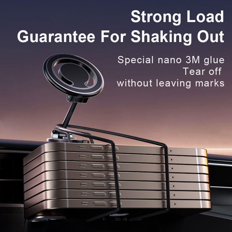 Magnetic Phone Holder For Car, Powerful Magnets Military Grade Suction Car Phone Holder Mount Dashboard Windshield Cell Phone Holder Phone Stand For Car Android Automobile Cradle