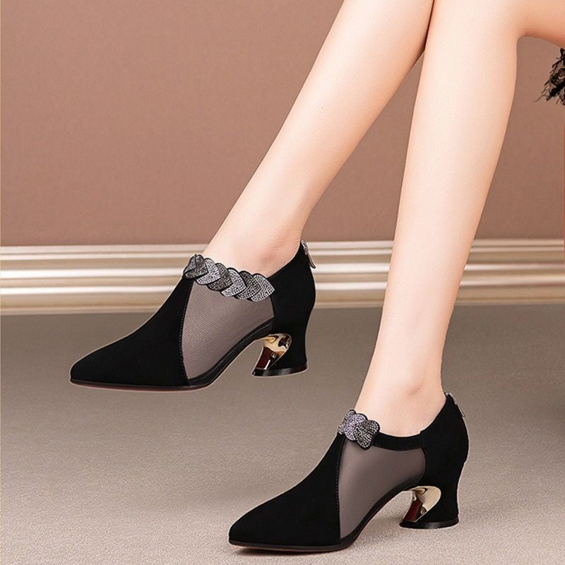 New Style Mesh Single Shoes Women Hollow - FLIPSTYLEZLLC