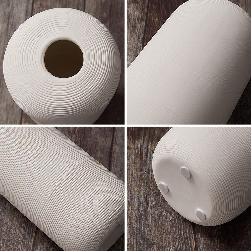 European-style Ceramic Dried Flower Vase Restaurant Table Decoration