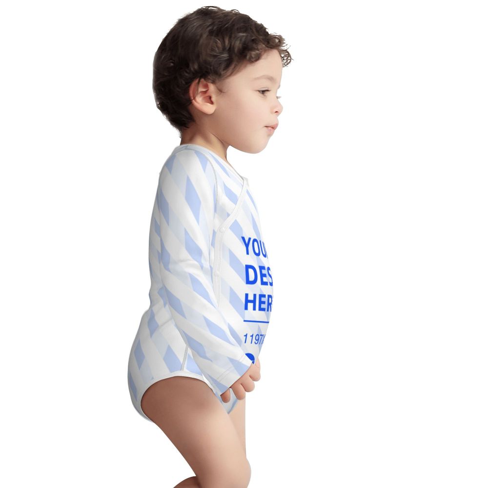 Create Your Own Soft And Skin-friendly Baby Cotton Long-sleeved Romper