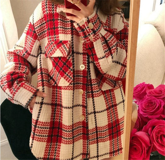 Women's Autumn And Winter Woolen Coat