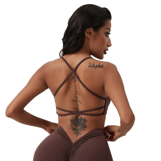 Cross Beauty Back Exercise Underwear Nude Feel