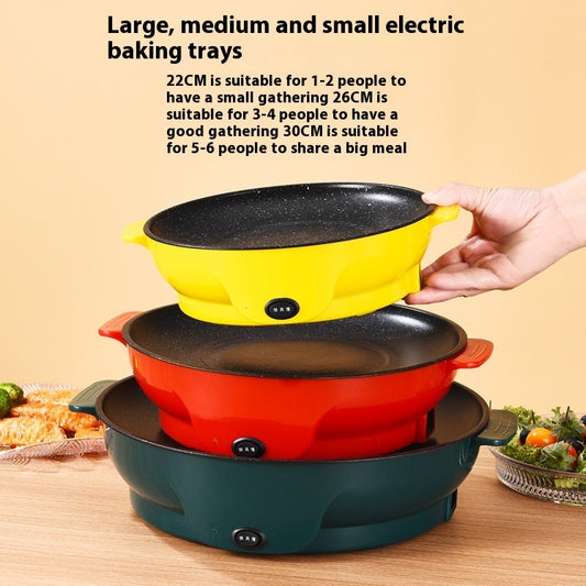 Multifunctional Electric Barbecue Grill Portable Meat Roasting Pan