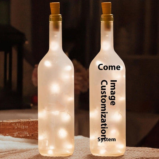 Customized Glass Bottle Birthday Gift