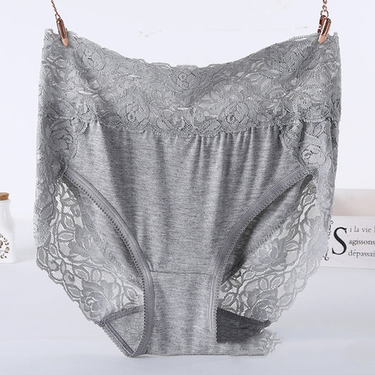 Plus Size Modal Lace Panties Women's