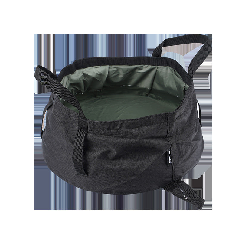 Large-capacity washing bucket with foot bath bag in winter