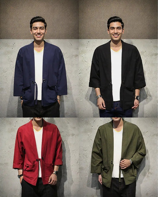 Casual Authentic style clothing cardigan men's jacket