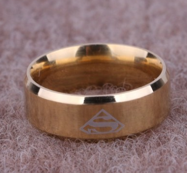 Fashion Titanium Steel Ring 316L Stainless Steel S Shape Men's Ring