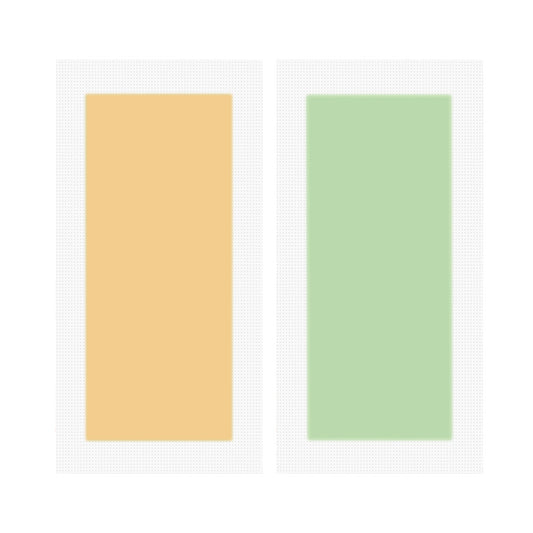 Non-woven depilatory wax paper