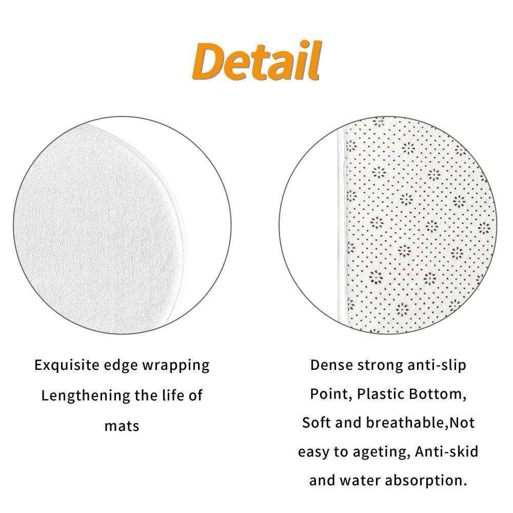 Create Your Own 24x16in Flannel Anti-Slip Floor Mats 3-Piece Set