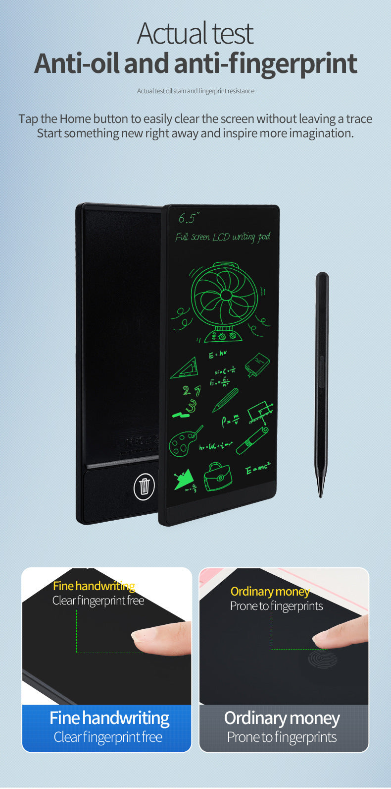 65-inch LCD Handwriting Board Draft Graffiti Painting