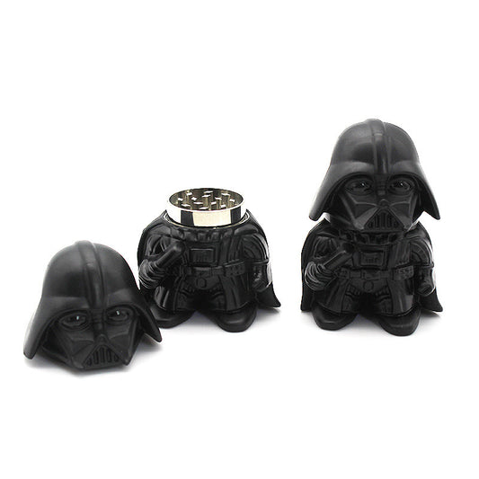 Newest Star Wars Black Warrior Darth Vader Stormtrooper toy Metal Zinc Alloy Herb Weed Grinder Spice Crusher Accessories