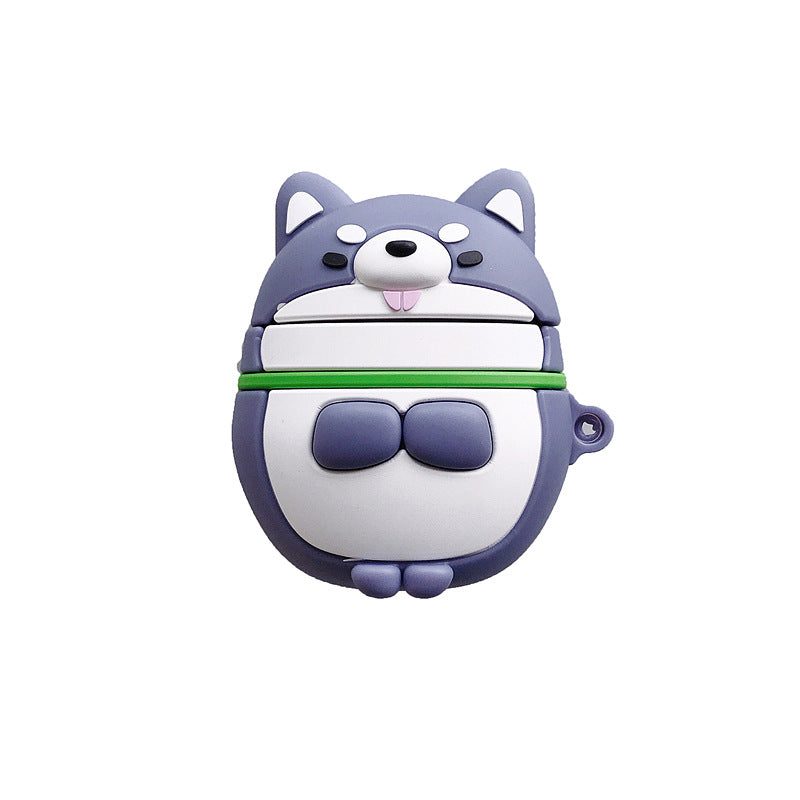 Compatible with Apple, Cute Shiba Inu Headphones Set