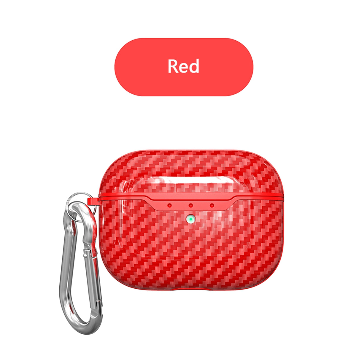 Compatible with Apple, Bluetooth Headset Case Carbon Fiber Pattern Drop