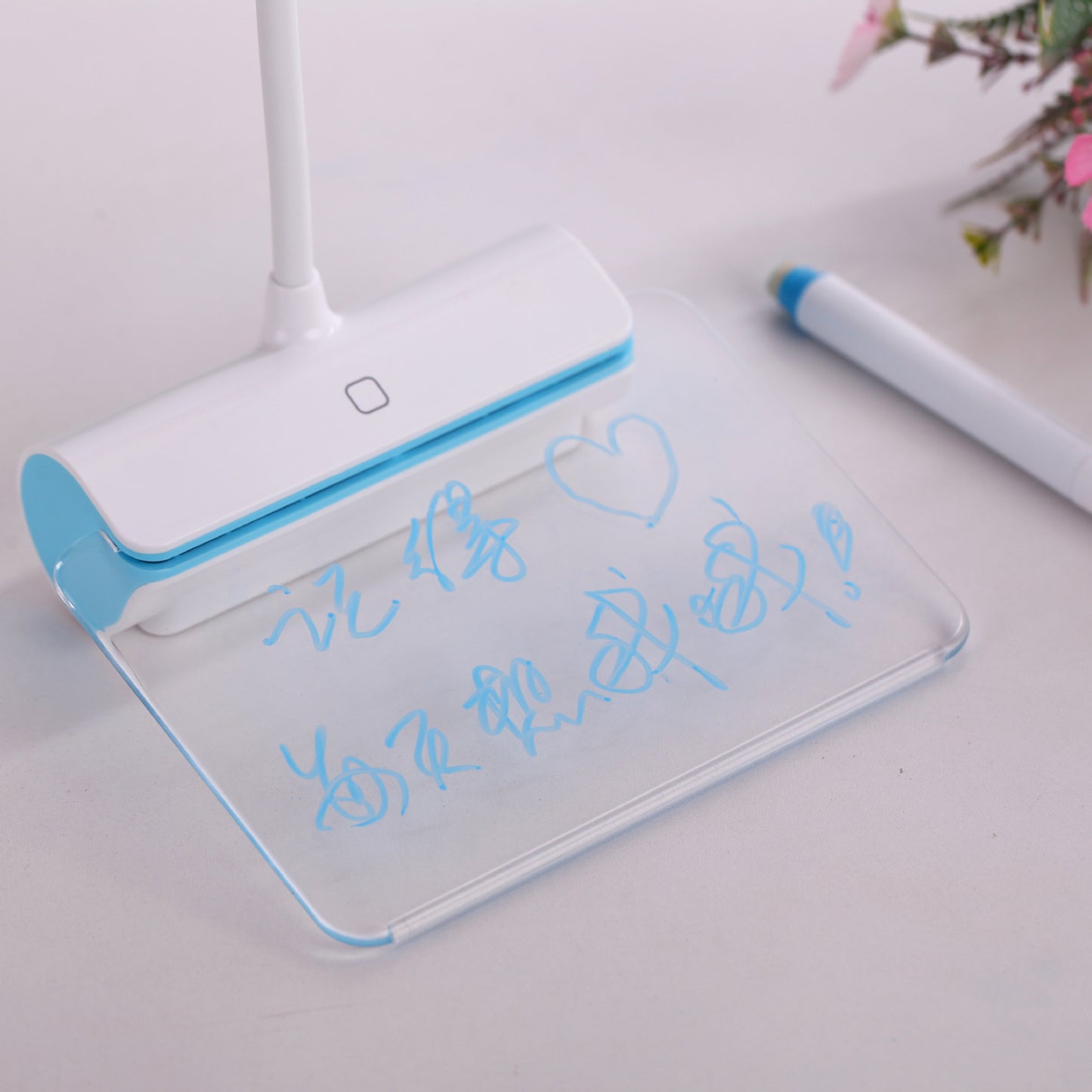 Rechargeable LED lamp message board table lamp