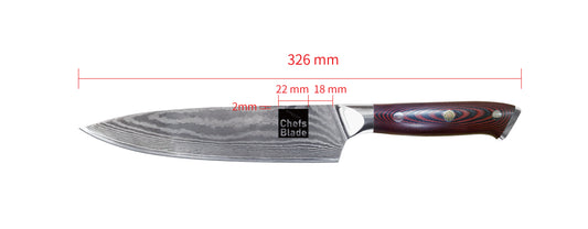 XINZUO 8 inch Chef Knives High Carbon Grade VG10 Japanese 73 layer Damascus Kitchen Knife Stainless Steel Gyuto Knife Rose Wood handle