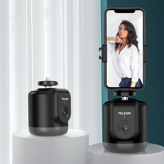 PODCAST 360 Degree Intelligent FACE Tracking Pan DACING Tilt SPIN CAMERA