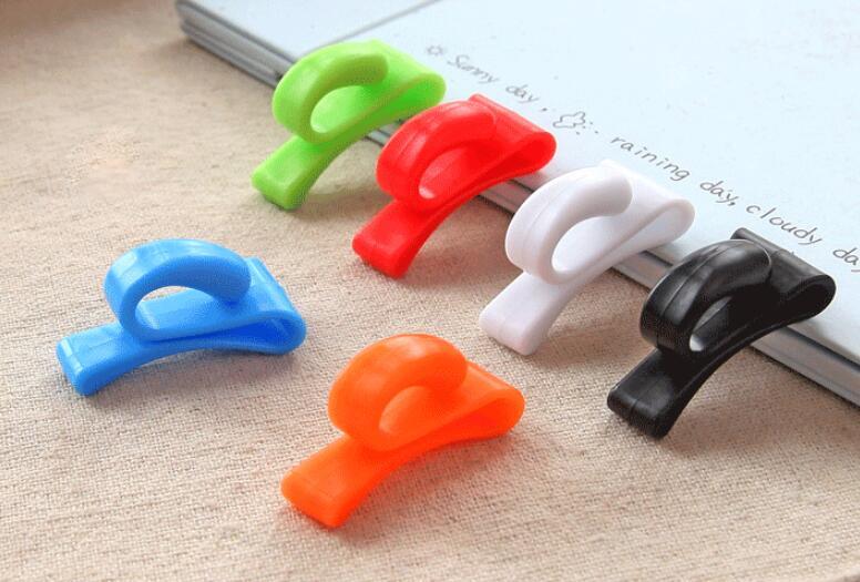Colorful mini built-in bag clip organizer