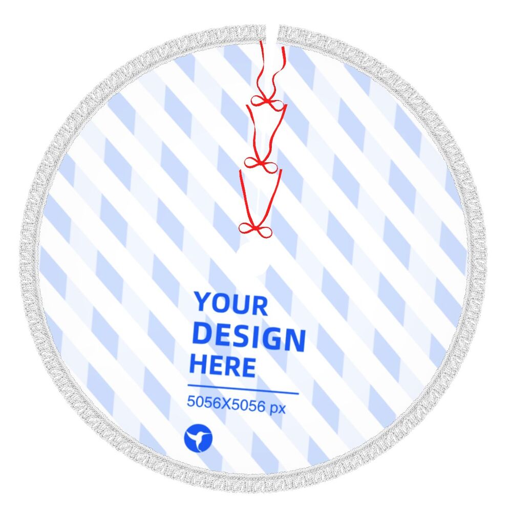 Create Your Own Fringed Edge Christmas Tree Padded Apron