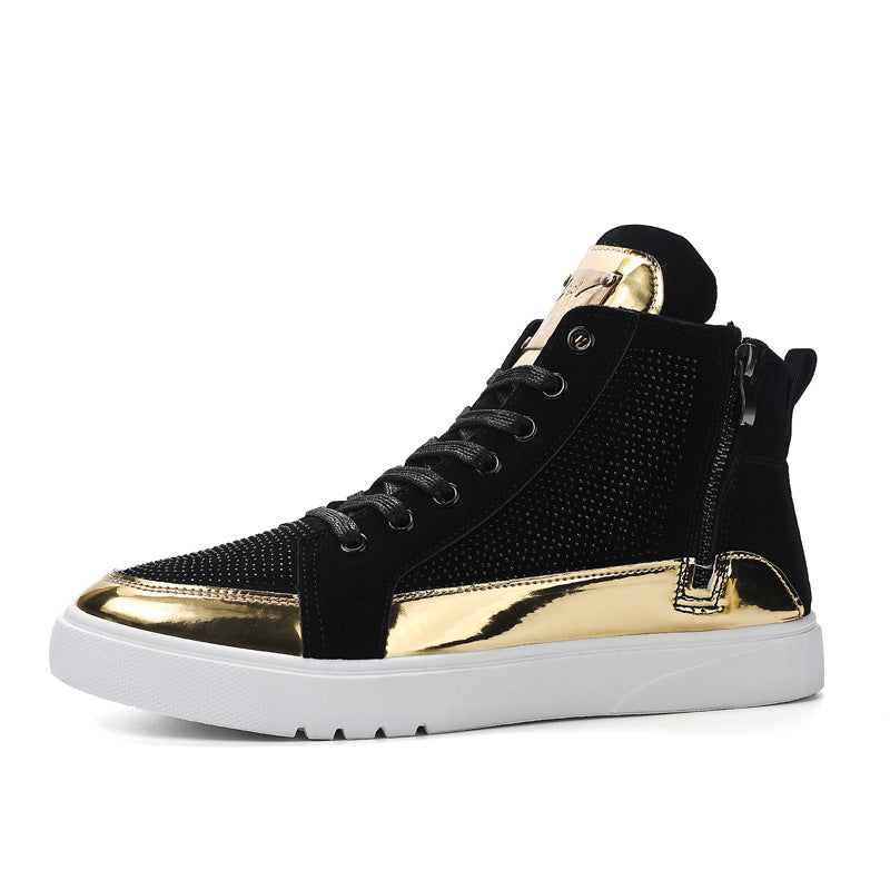 Europe Station Autumn And Winter S Tide High Top Board Shoes