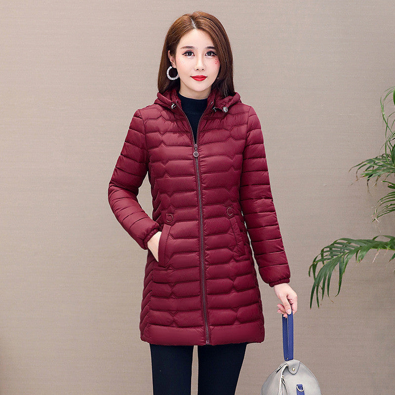 Women's light winter cotton coat