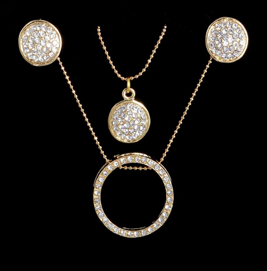 Jewelry set gold women - FLIPSTYLEZLLC
