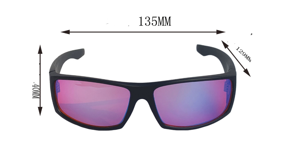 Red and green weak correction glasses