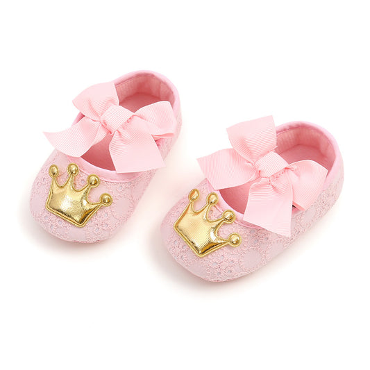 Cute Crown Baby Princess Soft Sole Toddler Shoes