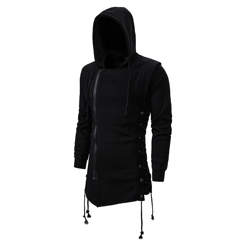 Plus Size Men's Hooded Loose Jacket