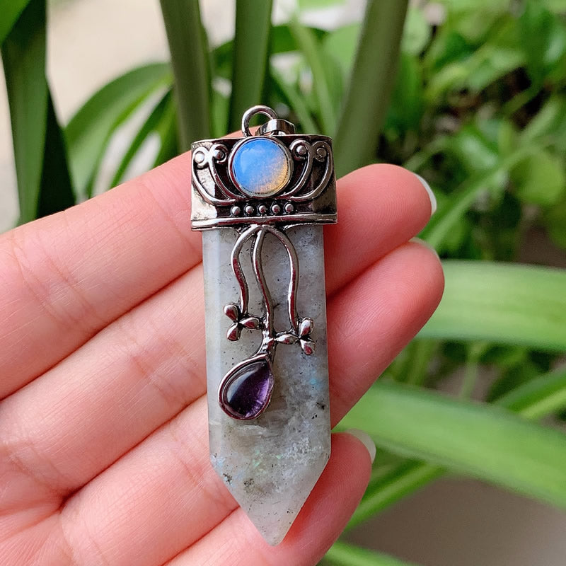 European And American Popular Crystal Sword Pendant