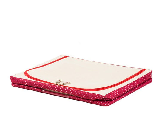 Steel Frame Storage Box Oxford Cloth Sorting Box Quilt Storage Box Folding Wardrobe Cloth Art Extra Large Storage Bag with Cover