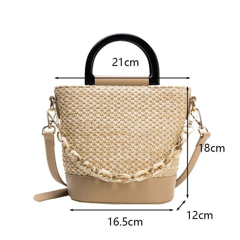 Women's Small Straw Bag Handbags Crossbody Bag