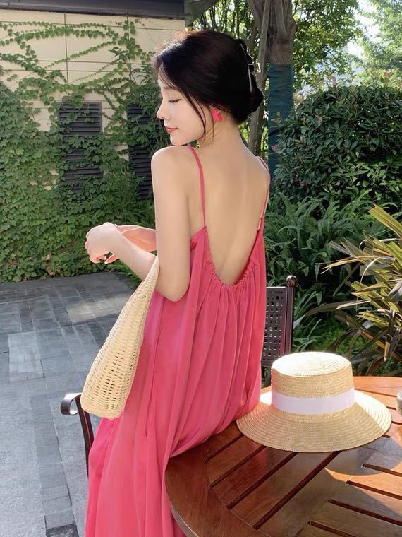 French Niche Super Fairy Back Beach Skirt