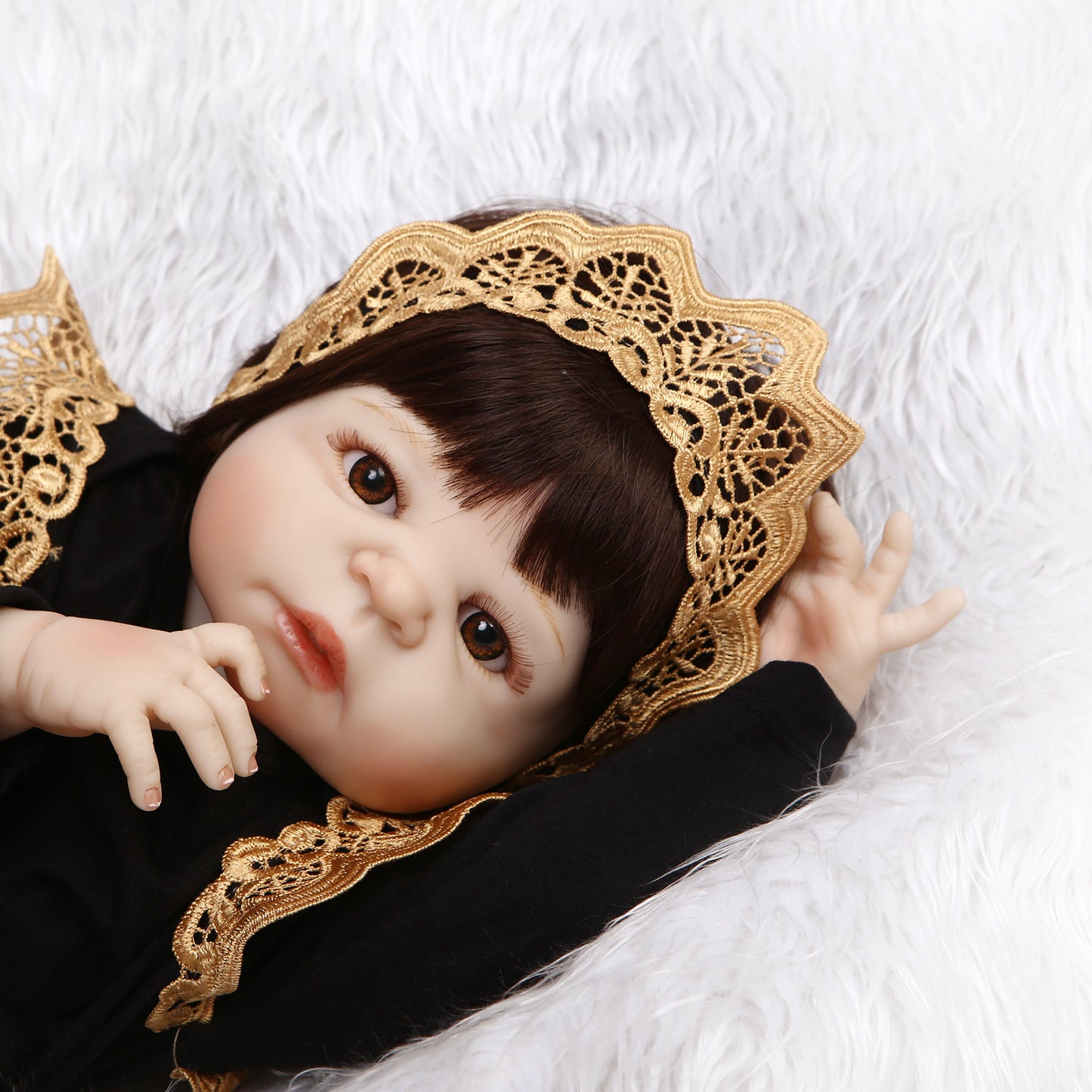 All-Plastic Simulation Baby Doll Reborn Baby