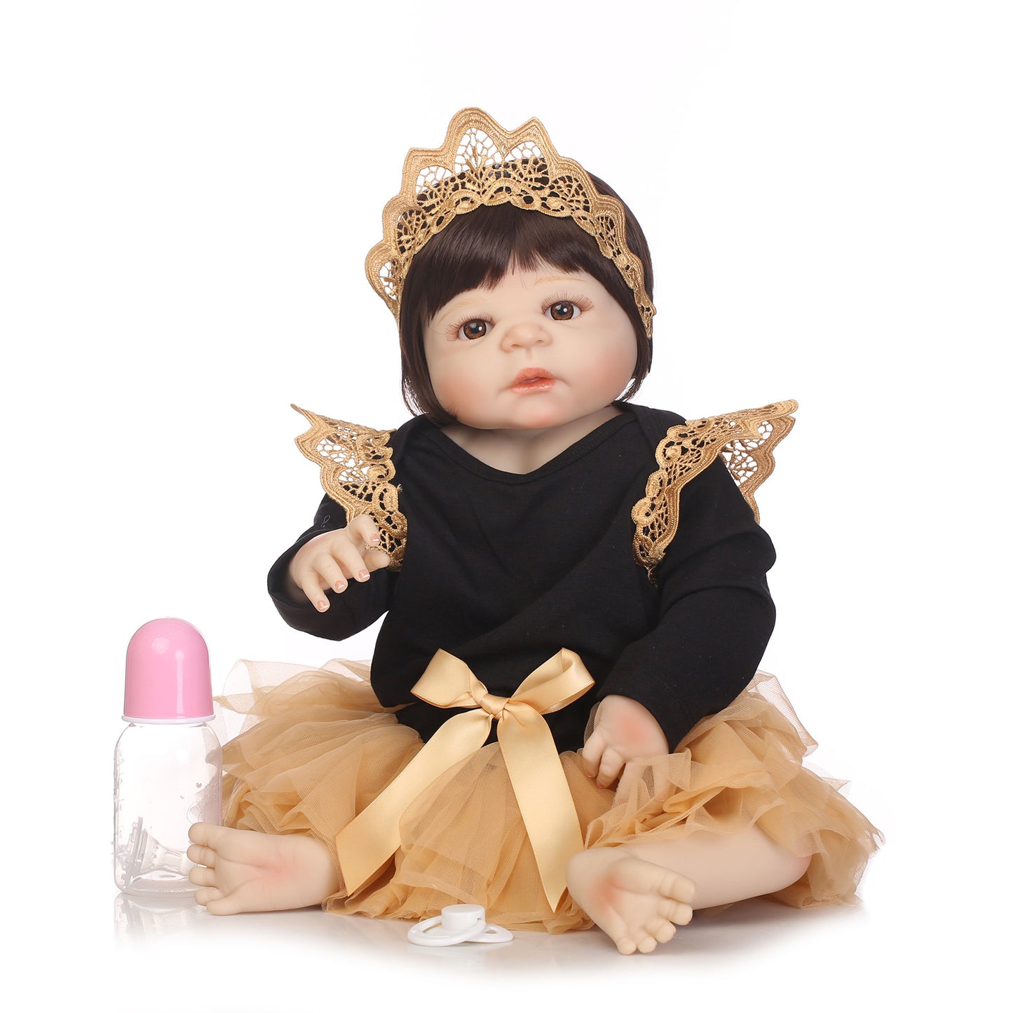 All-Plastic Simulation Baby Doll Reborn Baby