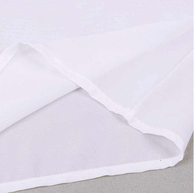 Two-piece Frilled Chiffon Shirt With Striped Shorts