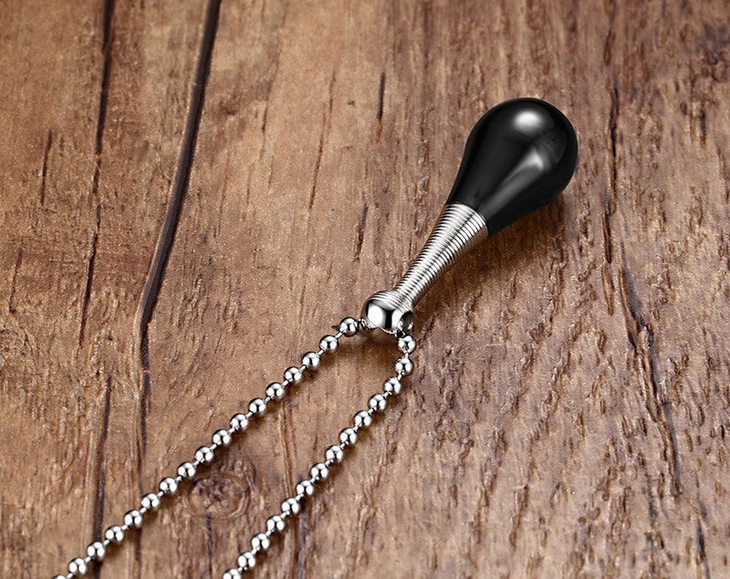 Necklace Pendant Titanium Steel Personalized Perfume Bottle Pendant