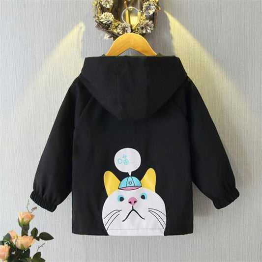 Boy Cartoon Jacket Children's Leisure All-Match