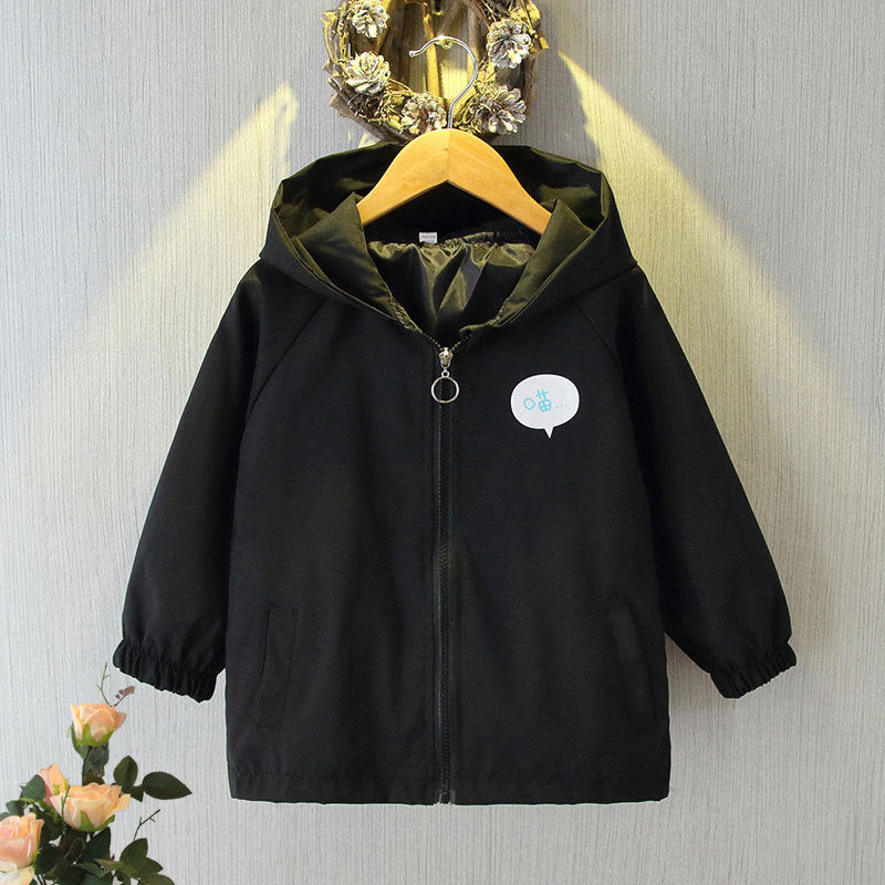 Boy Cartoon Jacket Children's Leisure All-Match