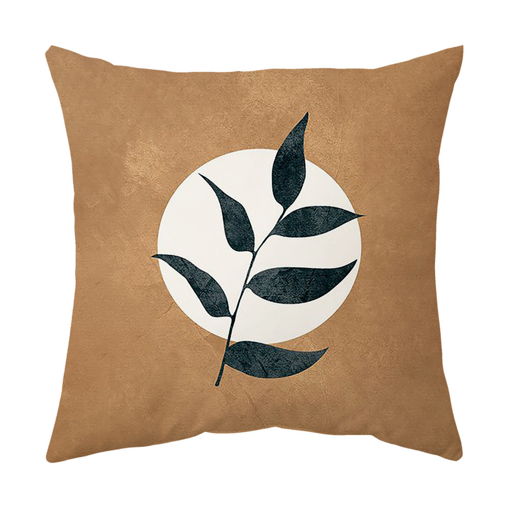 Living Room Sofa Cover Pillowcase Bay Window Cushion Peach Skin