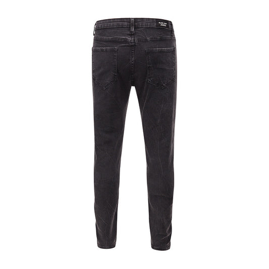 Snowflake washed slim-fit jeans